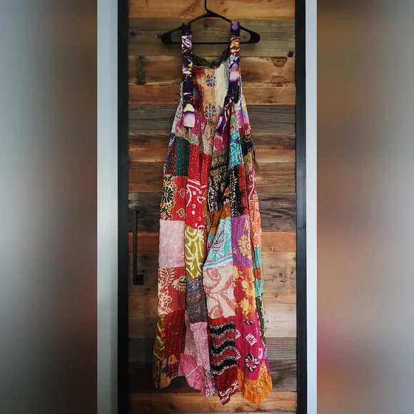 NWT Kathmandu Multicolor Patchwork Jumpsuit ADORABLE!!! - Picture 4 of 5
